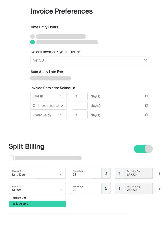 Billing, Invoicing and Payments